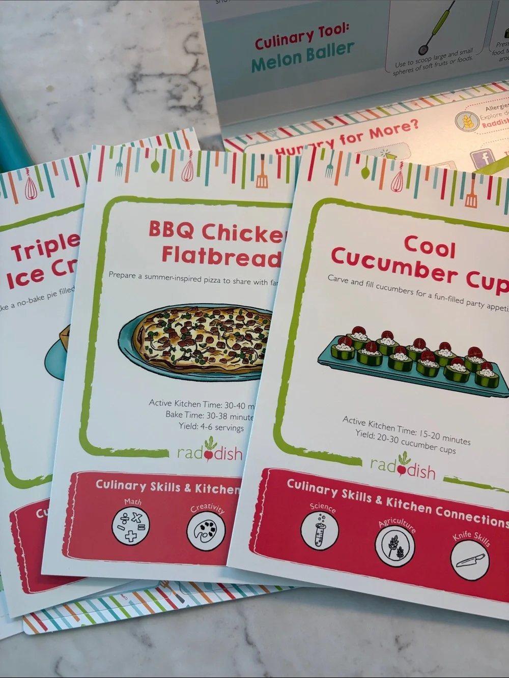 Raddish Kids recipe sets and kid-friendly cooking tools